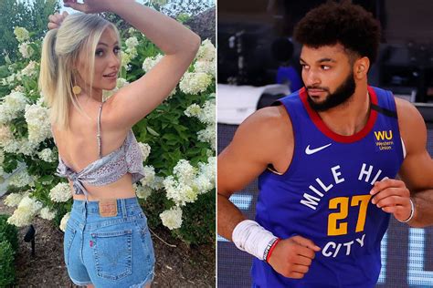 When NBA star Jamal Murray and his girlfriend Harper Hempel。